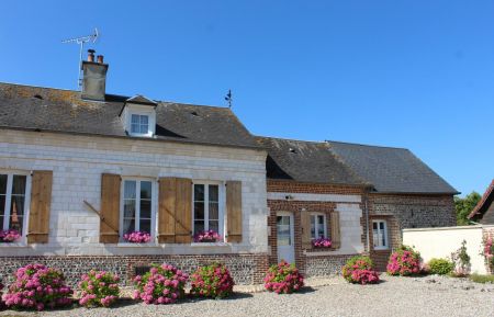 G&icirc;te n&deg;G201812 Noyelles-sur-Mer - Somme - Fa&ccedil;ade avant du g&icirc;te