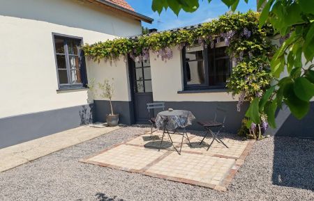 Terrasse extérieure Gîte n°G202408 Acheux-en-Vimeu - Somme - Terrasse extérieure